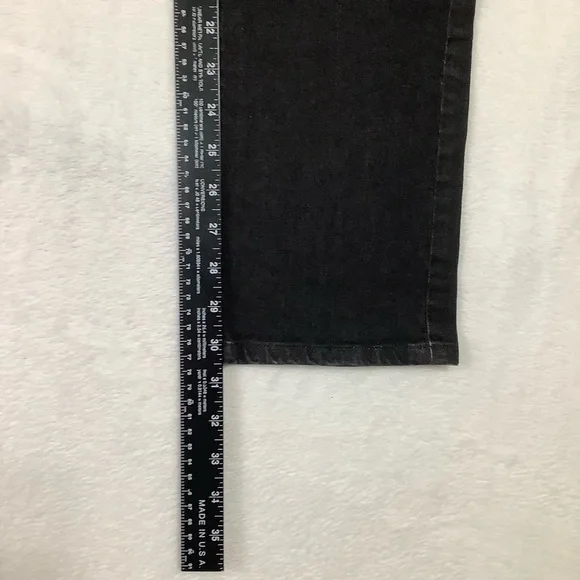 Lauren Ralph Lauren Heritage Straight Jean Sz 6 Black - Picture 7 of 10